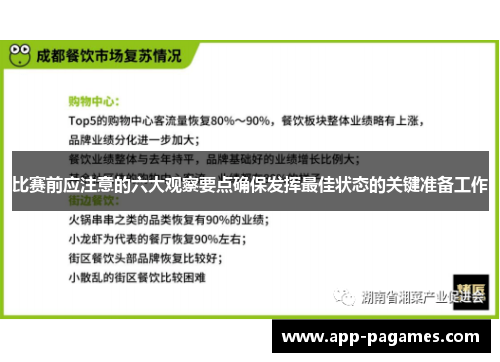 比赛前应注意的六大观察要点确保发挥最佳状态的关键准备工作